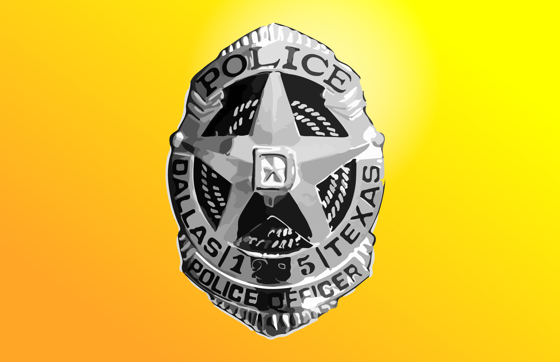 Dallas Police Officer Badge